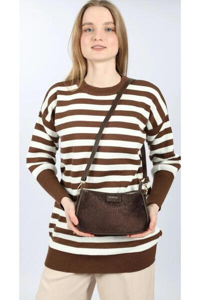 DMDBAGS حقيبة نسائية من القطيفة، حقيبة نسائية من القطيفة على شكل باجيت، حقيبة...