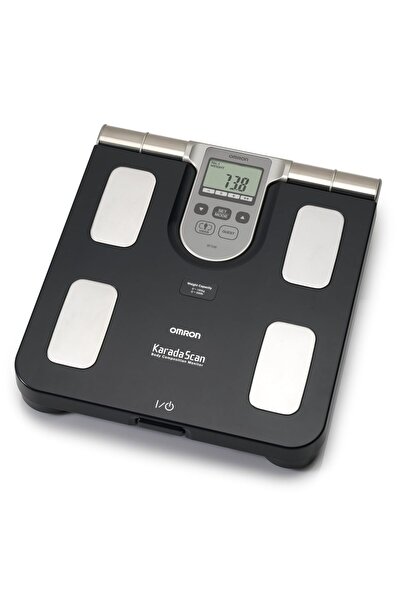 Omron Bf508 Body Composition Monitor with Body Fat Analysis, Black and Silver