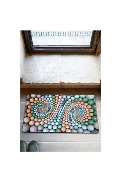 Chilai Home 877CHL1104 Entrance Door Mat, 45x70 cm, PVC, Multicolor