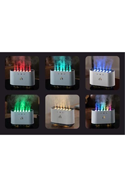 Wair Teknoloji 900 ML Ultrasonik Hava Nemlendirici Buhar Makinesi Ve Aroma Difüzörü 6 Spray RGB Modlu Sese Duyarlı