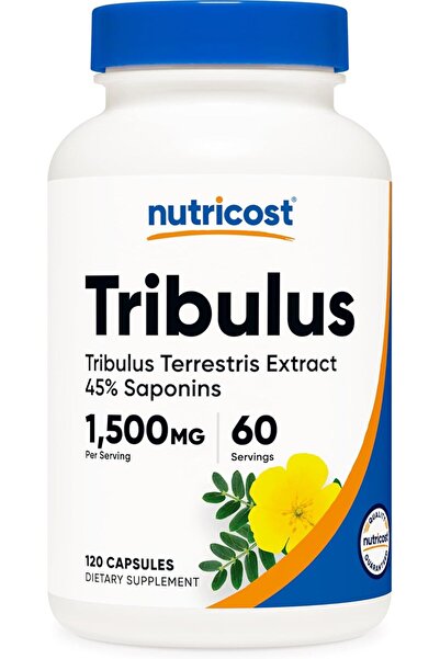 Nutricost مستخلص تريبولوس تيريستريس 1500 ملغ، 120 كبسولة - 60 حصة (750 ملغ لك...