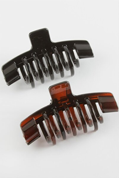 Ayena Moda Cataramă de culoare burgundă și neagră 8 cm