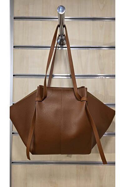 VİENCA Large Tote Shoulder Bag with Faux Leather Puppy