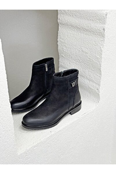 Venüs 20745K YANI TOKA DETAYLI HAKİKİ DERİ BOT KADIN