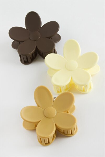 Okyanuss Accessories Μονόχρωμη αγκράφα 6 εκ.