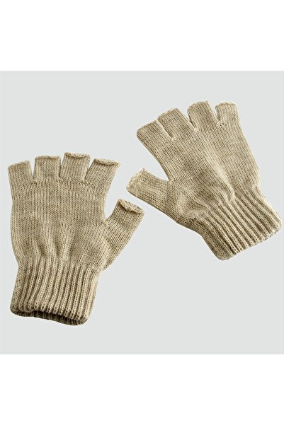 ZERO LAND Γάντια DS-DERIN με κομμένα άκρα-Καφέ γαλακτοκομικό