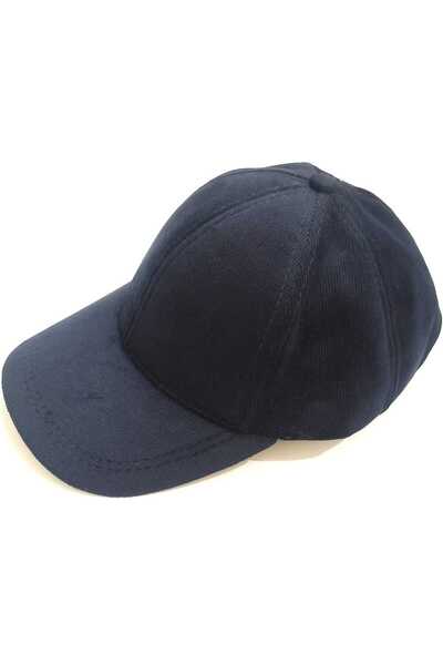 Monalisa Home Navy Blue Velvet Men's Hat