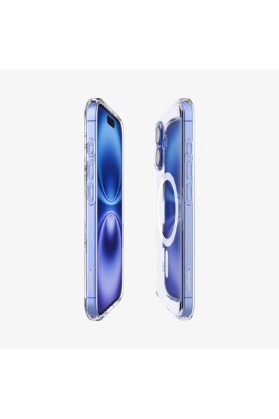 Spigen iPhone 16 Slim Magsafe Case Ultra Hybrid t Force Magfit Clear Cover - Acs09073