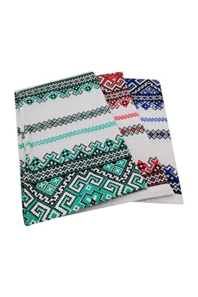 OEM Set 12 Kitchen Towels, Traditional Patterns, Waffle Cotton, 40x60cm