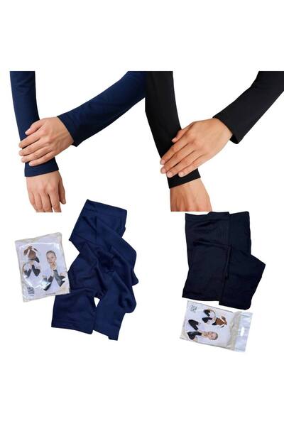 ALDAYER 2-Piece Hijab Sleeves Combed Cotton Prayer Sleeves Kol2908
