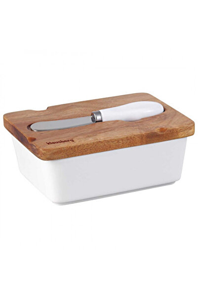 Klausberg Untieră ceramică cu cuțit KB 7785, Lemn de salcâm, Oțel inoxidabil,...