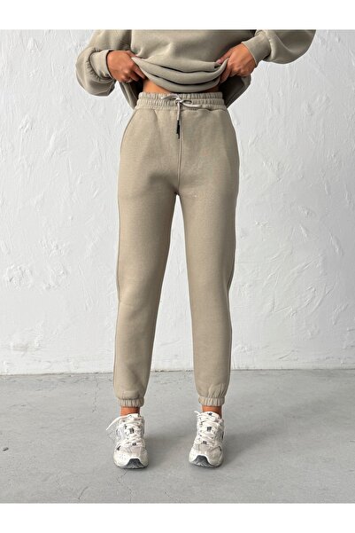 KAPHONE Women's 0 Collar 3 Thread Tracksuit Set