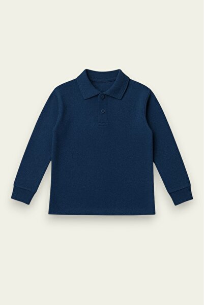 My Kids Wear Футболка з довгими рукавами та коміром для школи, вік 7-15 років 12082