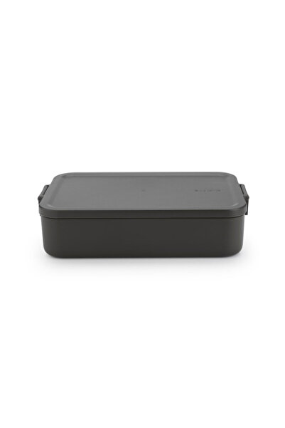Brabantia Make&Take 1006287 Food Box, 2 l, Tight closure, BPA free, Dark grey
