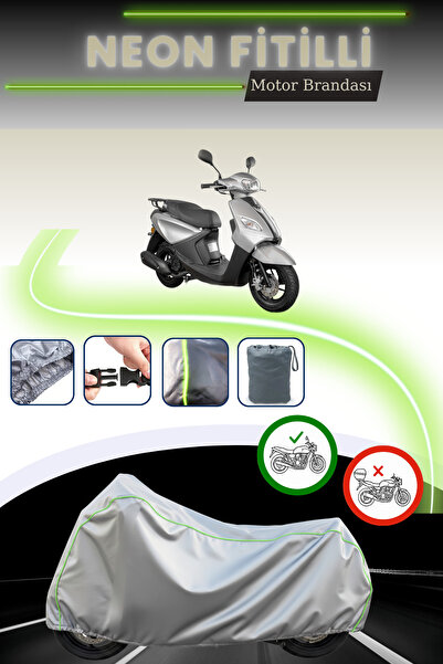 Cemku Cool قماش دراجة نارية رمادي اللون متوافق مع نيون فيتيل أبيك متوافق مع بلايستيشن 5