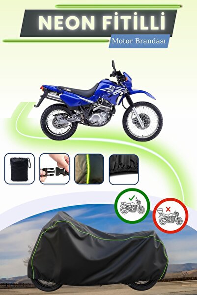 Cemku Cool قفل أسود قماش مجدّل حقيبة، لا يناسب محرك ياماها XT 600 E