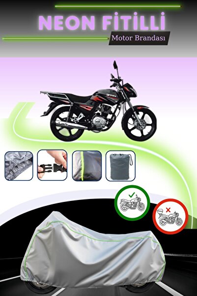 Cemku Cool قماش دراجة نارية متوافق مع يوكي فورزا 100 من نوع Gray Lock Neon Co...