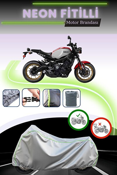 Cemku Cool غطاء محرك رمادي قماش مجدّل حقيبة متوافق مع ياماها XSR 125