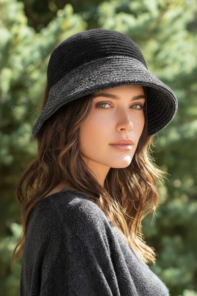 LAGRANZE قبعة دلو بتصميم عصري بلونين