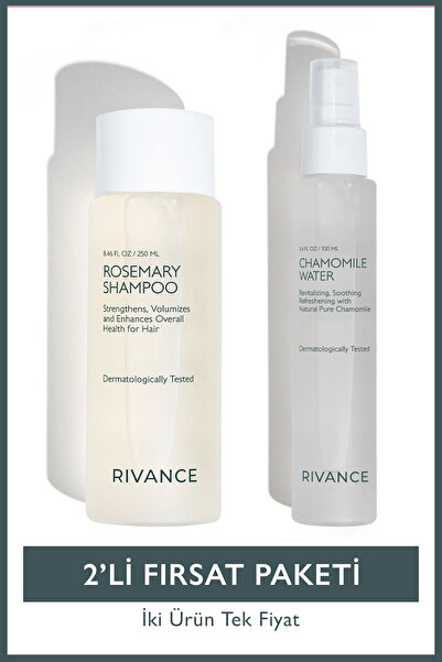 Rivance Biberiye Şampuan + Papatya Suyu 2’li Avantaj Paketi