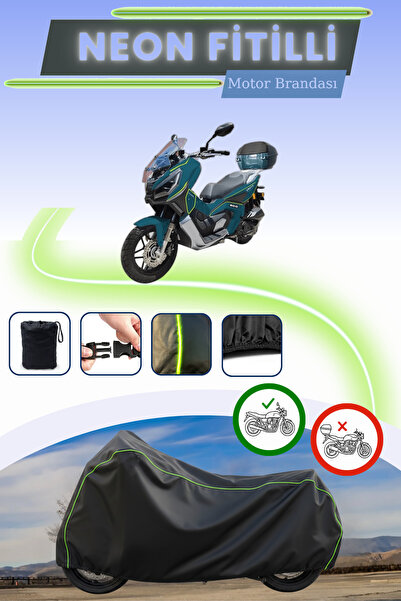 Cemku Cool أسود قماش مجدّل حقيبة، غطاء محرك كينج موتور أرناب 150 بدون قفل