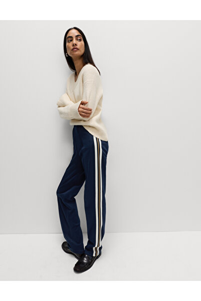 Marks & Spencer Pamuk Karışımlı Retro Yan Şeritli Jogger Pantolon