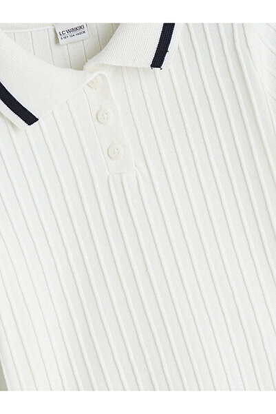 LC Waikiki Lcw Kids Polo Neck Girl's Knitwear Sweater