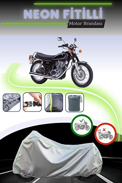 Cemku Cool غطاء محرك ياماها SR125 باللون الرمادي قماش مجدّل حقيبة مع قفل غير ...