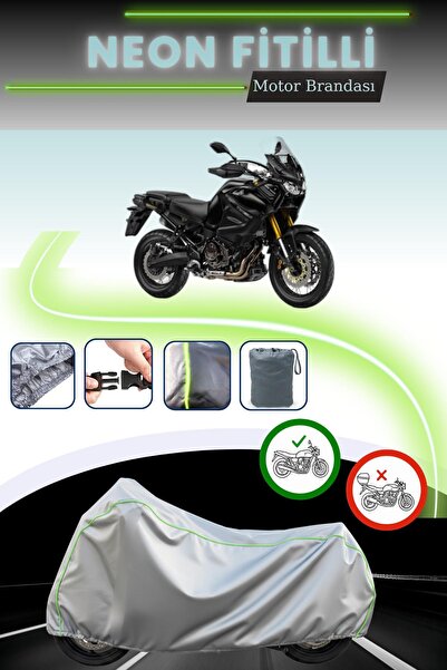 Cemku Cool غطاء محرك رمادي قماش مجدّل حقيبة متوافق مع ياماها XT 1200Z سوبر تي...