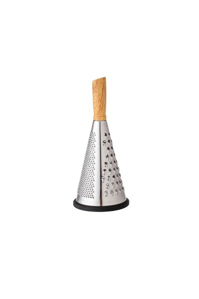 ORIAN Stainless steel grater with wooden handle