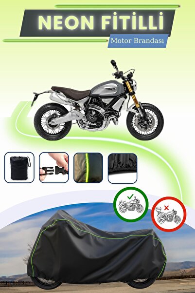 Cemku Cool غطاء محرك أسود متوافق مع نيون فيتيلي دوكاتي سكرامبلر 1100 سبيشال