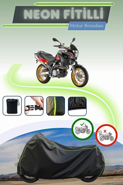 Cemku Cool قفل أسود قماش مجدّل حقيبة، لا يناسب غطاء المحرك الخاص بدراجة أبريل...