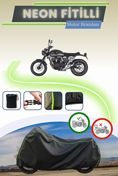 Cemku Cool غطاء محرك متوافق مع نيون فيتيل مونديال 250i بوكانير باللون الأسود