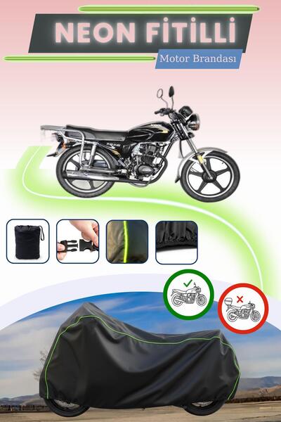 Cemku Cool أسود قماش مجدّل حقيبة، غطاء محرك كينج موتور KR-100-2A غير قابل للقفل