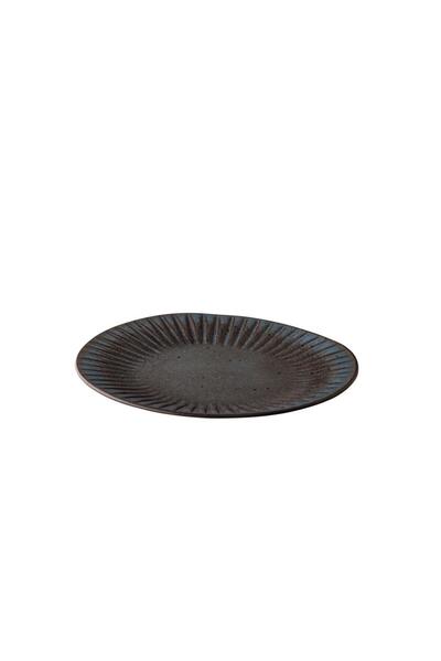 Stylepoint Q Authentic Stone Green Plate, 28.5 cm