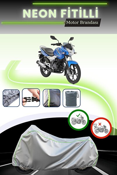 Cemku Cool قماش دراجة نارية متوافق مع نيون فيتيل باجاج ديسكفر 150 إس باللون ا...