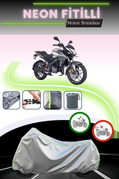 Genel Markalar Gri Kilit Uyumlu Neon Fitilli Bajaj Pulsar NS 200 UG Uyumlu Mo...