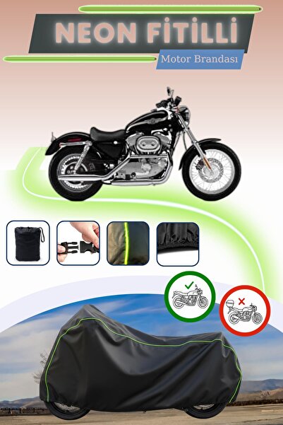 Cemku Cool غطاء محرك متوافق مع نيون فيتيل هارلي ديفيدسون سبورتستر XL883 باللو...