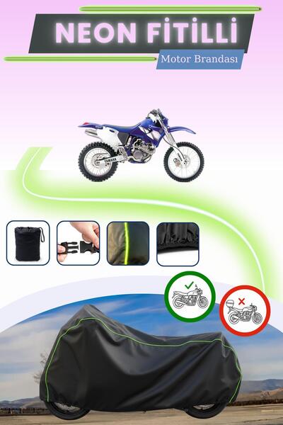 Cemku Cool غطاء محرك أسود قماش مجدّل حقيبة متوافق مع ياماها WR 426 F