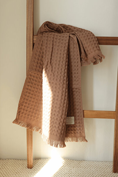 İrya Aura Waffle Face Towel 50X100 Brown