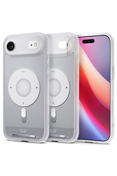 Spigen iPhone Air ince MagSafe Kılıf Ultra Hybrid  Classic Silver Tasarım Kap...
