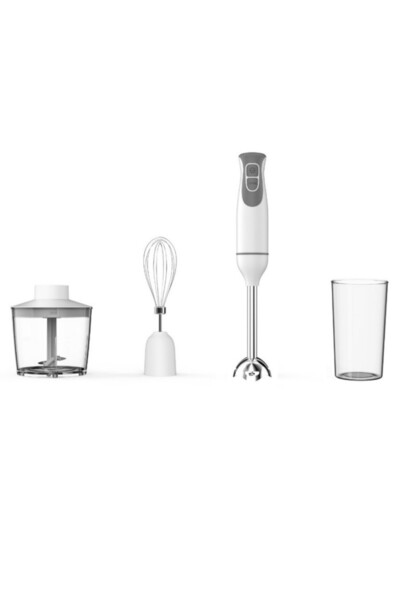 Voltz Blender, chopper and mixer 3in1 Oliver OV51112NSC, 600W, 700ml, 2 speeds, Accesories, White