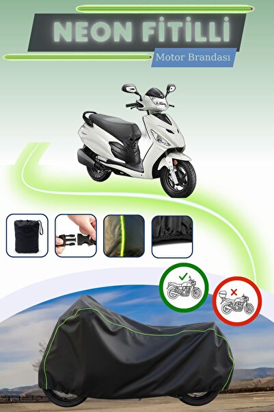 Cemku Cool غطاء محرك متوافق مع نيون فيتيلي هيرو داش 110i باللون الأسود