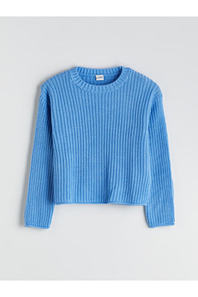 LC Waikiki LCW Kids Bisiklet Yaka Kız Çocuk Triko Kazak