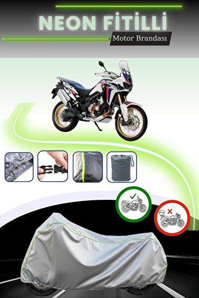 Cemku Cool غطاء محرك رمادي قماش مجدّل حقيبة لدراجة هوندا CRF1000L أفريكا توين...