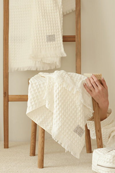 İrya Aura Waffle Face Towel 50X100 Ecru