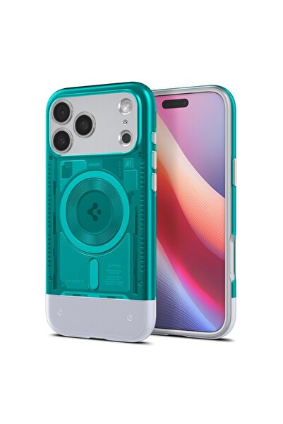 Spigen iPhone 17 Pro MagSafe Kılıf Classic C1 MagFit Bondi Blue iMac Tasarım ...