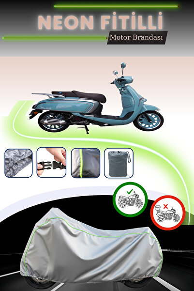 Cemku Cool رمادي قماش مجدّل حقيبة، غطاء محرك موتولوكس ماكياتو 50 بدون قفل