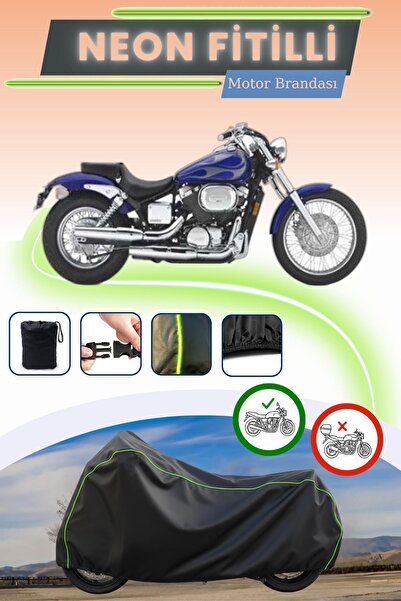 Cemku Cool غطاء محرك متوافق مع نيون فيتيل هوندا شادو سبيريت 750 باللون الأسود