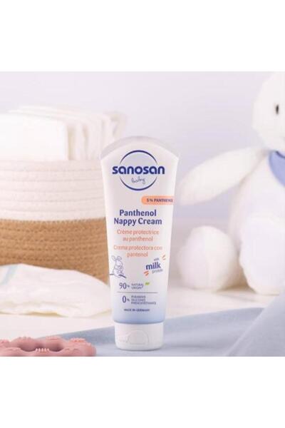 Sanosan Diaper Cream for Babies - Soothing and Moisturizing, 100ml